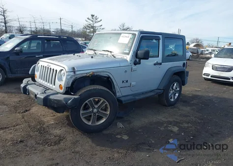2008 Jeep Wrangler X z USA, uszkodzony, nr VIN 1J4FA24138L632484